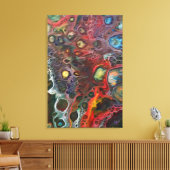 狂気が吹いている キャンバスプリント (インサイチュ (リビング))