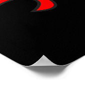 狂気が始まり、バスケットボール・ボールが炎に ポスター (角)