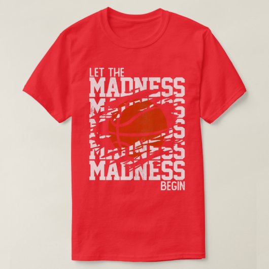 狂気が言葉を積み重ねるようになる Tシャツ (デザイン正面)