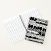 狂気じみた笑い ノートブック (内部)