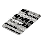 狂気じみた笑い マグネット (左側)