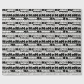 狂気じみた笑い ラッピングペーパー (フラット)