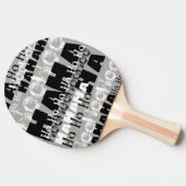 狂気じみた笑い 卓球ラケット (横)