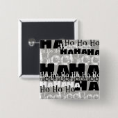 狂気じみた笑い 缶バッジ (正面&裏面)