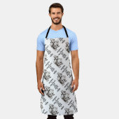 狂気と創造性はすべて飲み物から生み出すことができる エプロン (着用した状態)