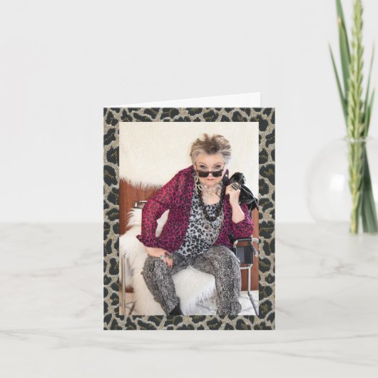 狂気にユーモアのある対する全面的なコミットメント カード (正面)