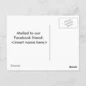 狂気に向かう ポストカード (裏面)