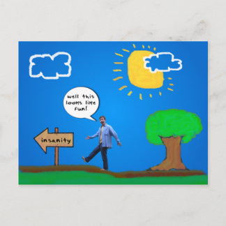 狂気に向かう ポストカード