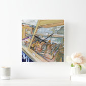 狂気のサニーサイド スクエア壁時計 (ホーム)