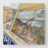 狂気のサニーサイド スクエア壁時計 (正面)