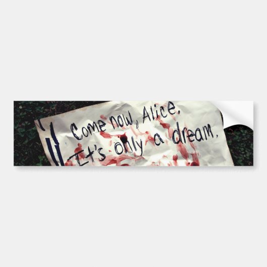 狂気のリターン バンパーステッカー (正面)