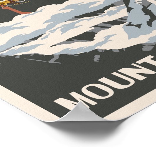 狂気の山 ポスター (角)