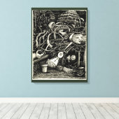 狂気の庭 キャンバスプリント (インサイチュ (ウッドフロア))