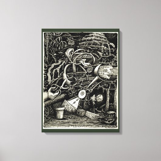 狂気の庭 キャンバスプリント (正面)