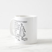 狂気の掃除面白いマグカップ コーヒーマグカップ (正面左)