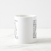 狂気の掃除面白いマグカップ コーヒーマグカップ (中央)
