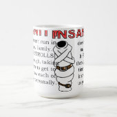 狂気の散策おもしろマグカップ コーヒーマグカップ (中央)