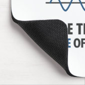 狂気の数学のしゃれの最初正弦 マウスパッド (コーナー)