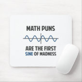 狂気の数学のしゃれの最初正弦 マウスパッド (マウス)