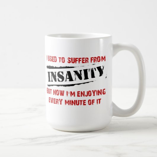狂気の楽しみおもしろマグカップ コーヒーマグカップ (右)