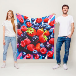 狂気の爆発 フリースブランケット