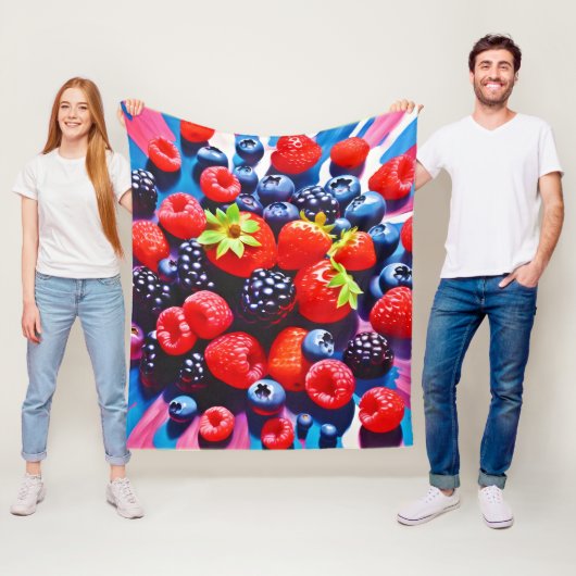 狂気の爆発 フリースブランケット (インサイチュ)