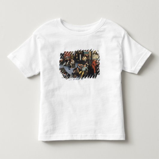 狂気の石を切り取ること トドラーTシャツ (正面)