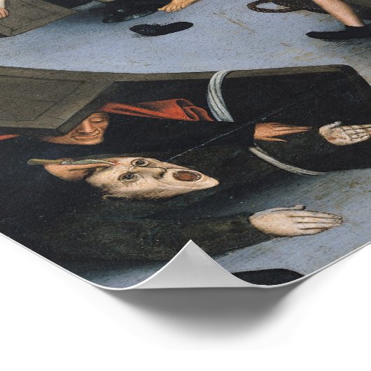 狂気の石を切り取る ポスター (角)