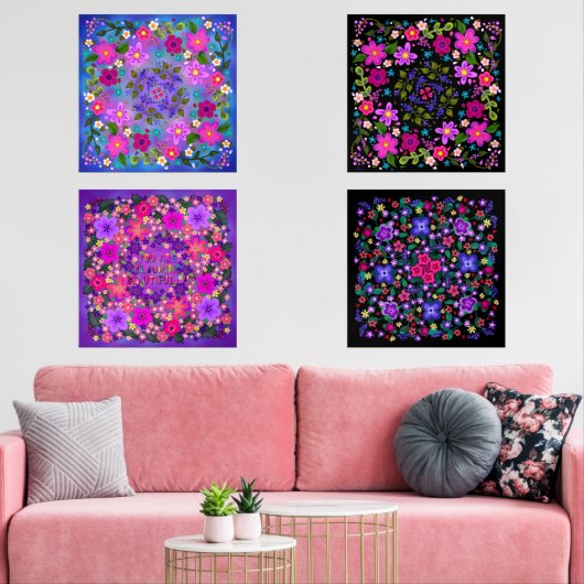 狂気を咲かせる美しいぼほ花 (リビング)