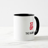 狂気を止めろ 引用 コーヒーマグ マグカップ (正面右)