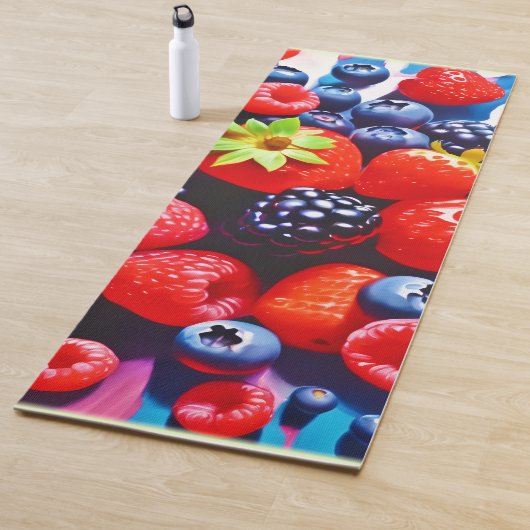 狂気バースト喜びデザイン ヨガマット (インサイチュ)