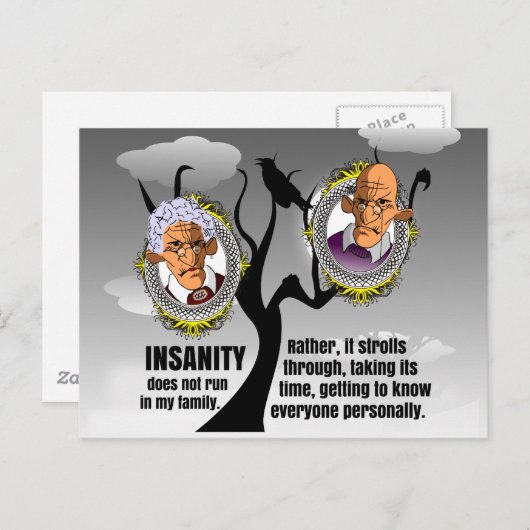 狂気 ポストカード (正面/裏面)