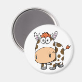 狂熱狂する狂した牛磁石 マグネット (正面/裏面)