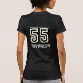 狂犬病のジャワ55Kの動揺してな2sided Tシャツ (裏面)