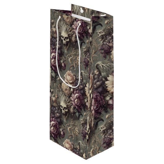 狂犬病の幽霊の怒り – ゴシックビクトリアン様式 ワインギフトバッグ (正面アングル)