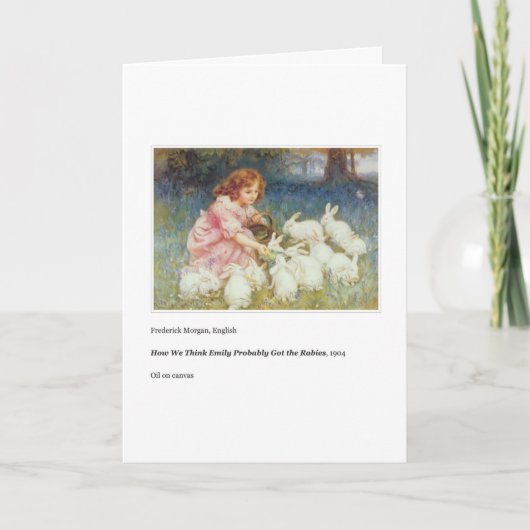 狂犬病の母の日のカード カード (正面)