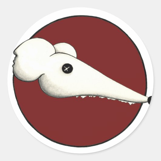 狂犬病ラット ラウンドシール (正面)