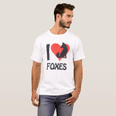 狐が好きな人へTシャツ Tシャツ (正面フル)