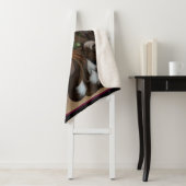 狐とオダマキ（植物）の花 シェルパブランケット (インサイチュ)