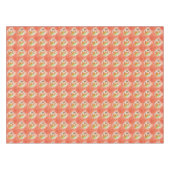 狐と蝶の模様 テーブルクロス (正面(横))