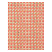 狐と蝶の模様 テーブルクロス (正面)