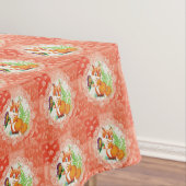狐と蝶の模様 テーブルクロス (インサイチュ)