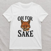 狐のためになんてね Tee; かわいい面白い狐のパロディ Tシャツ