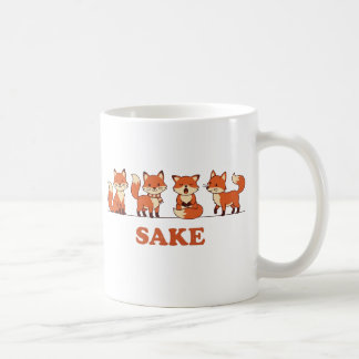 狐のために四匹の狐の面白いパロディ コーヒーマグ コーヒーマグカップ