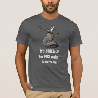 狐のために科学を Tシャツ ベラ 深い色