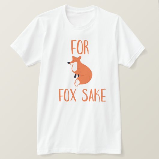 狐のため Tシャツ (デザイン正面)