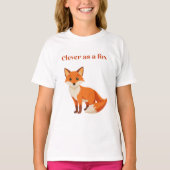 狐のように賢い Tシャツ (正面)