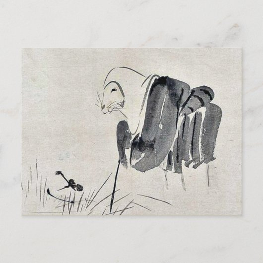 狐の修女　浮世絵 ポストカード (正面)