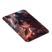 狐の刃 | キツネ日本の侍 マグネット (右側)