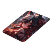 狐の刃 | キツネ日本の侍 マグネット (左側)